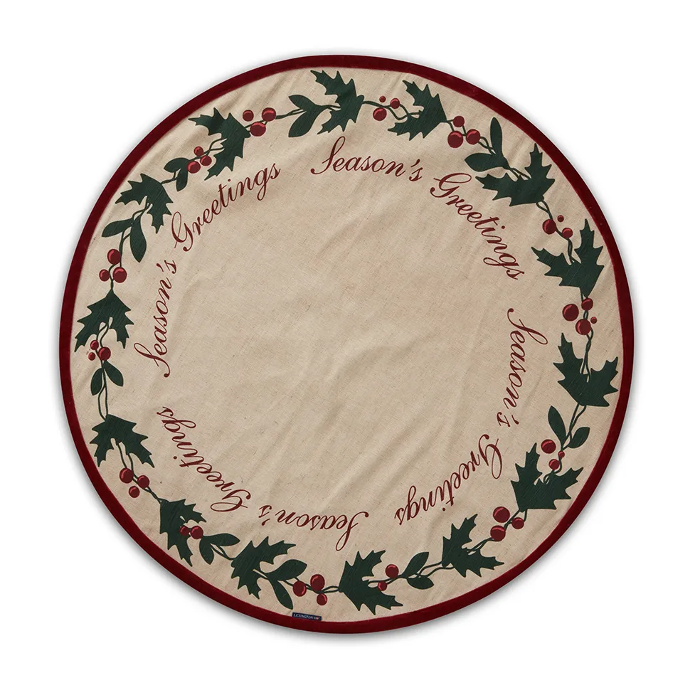 Faldón para árbol de Navidad Jute Cotton Christmas Tree Ø110 cm, Beige Lexington