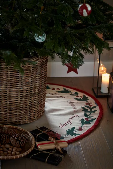 Faldón para árbol de Navidad Jute Cotton Christmas Tree Ø110 cm - Beige - Lexington