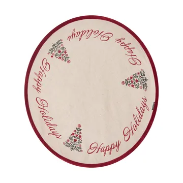 Faldón para árbol de Navidad Jute Cotton Christmas Tree Ø110 cm - Natural-red - Lexington