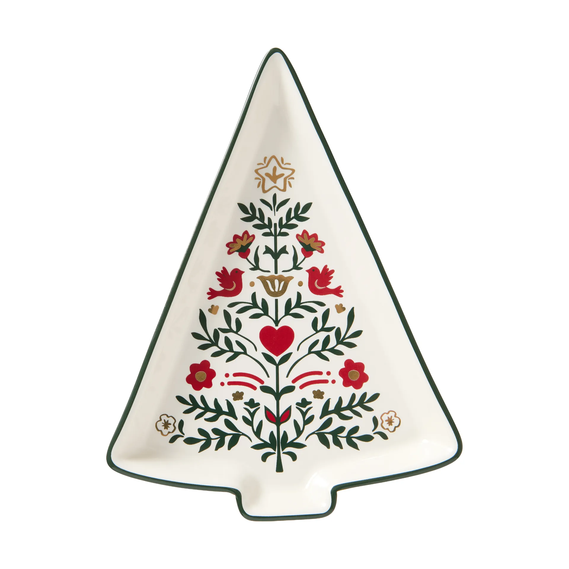 Fuente de servir Christmas Tree, Multicolor, 15,2x11x1,6 cm Lexington