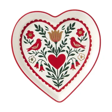 Fuente de servir Heart - Multicolor, 13 x 13 x 1,6 cm - Lexington