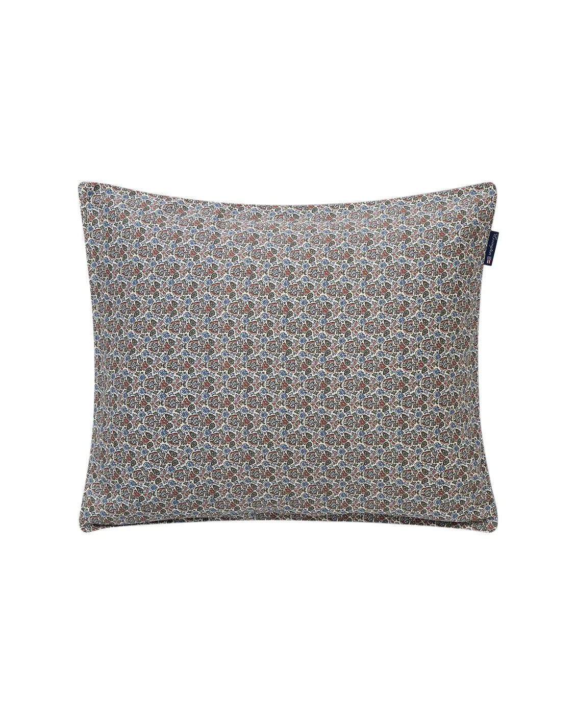 Funda de almohada de algodón Printed flowers 50x60 cm, Beige Multicolor Lexington