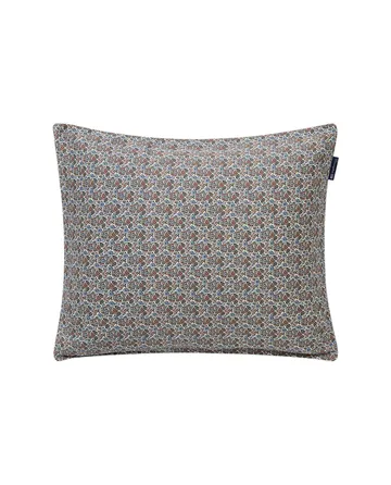 Funda de almohada de algodón Printed flowers 50x60 cm - Beige Multicolor - Lexington