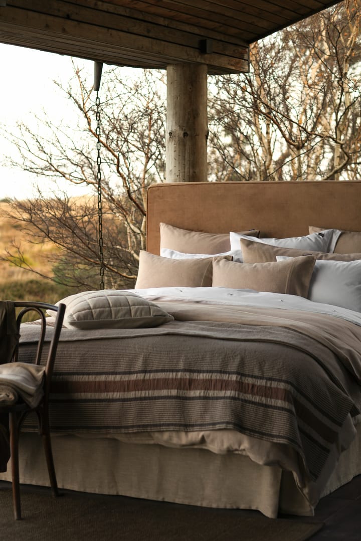 Funda de almohada Herringbone Flanell 50x60 cm, Beige-off white Lexington