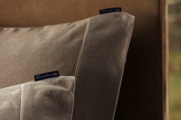Funda de almohada Herringbone Flanell 50x60 cm, Beige-off white Lexington