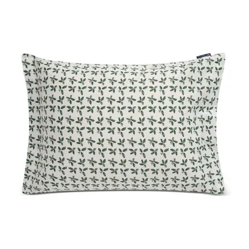 Funda de almohada Holly Printed Cotton Sateen 50x60 cm - Blanco-verde - Lexington