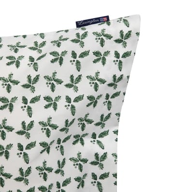 Funda de almohada Holly Printed Cotton Sateen 50x60 cm - Blanco-verde - Lexington
