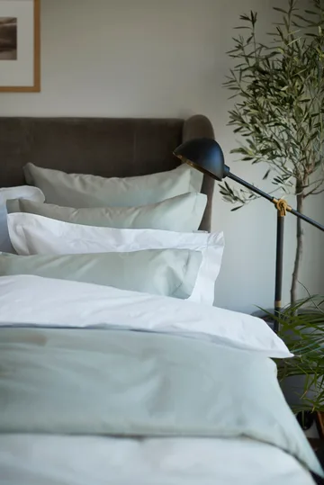 Funda de almohada Hotel Cotton Sateen 50x60 cm - Sage green - Lexington