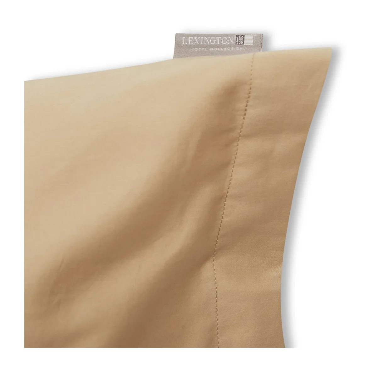 Funda de almohada Hotel Cotton Sateen 50x90 cm, beige claro Lexington