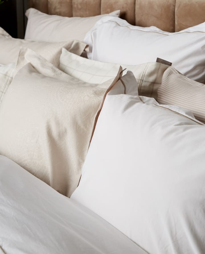 Funda de almohada Hotel Percale 65x65 cm - blanco-beige claro - Lexington