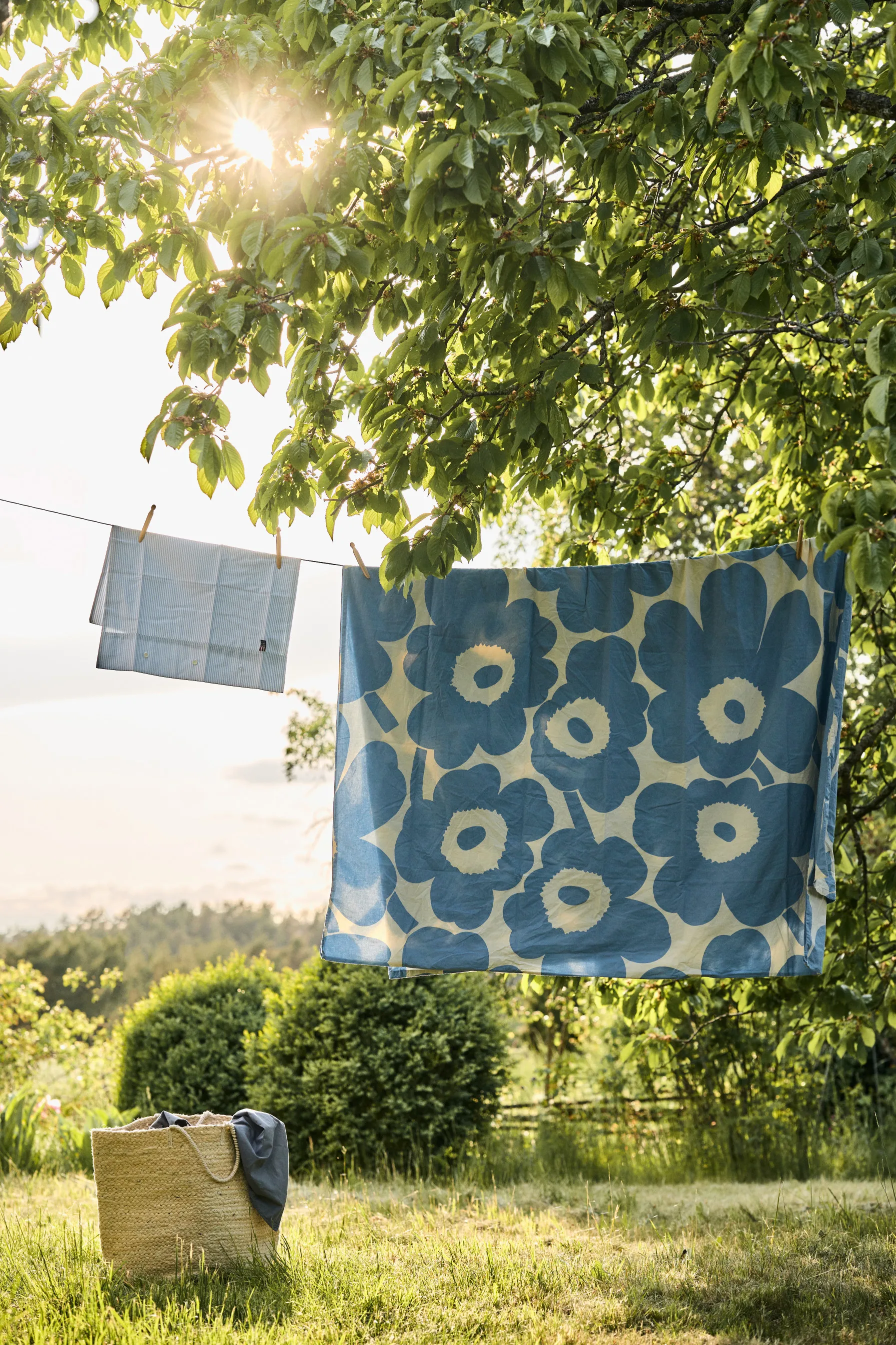 Funda de almohada Icons Pin Point 50x60 cm, Blue-white Lexington