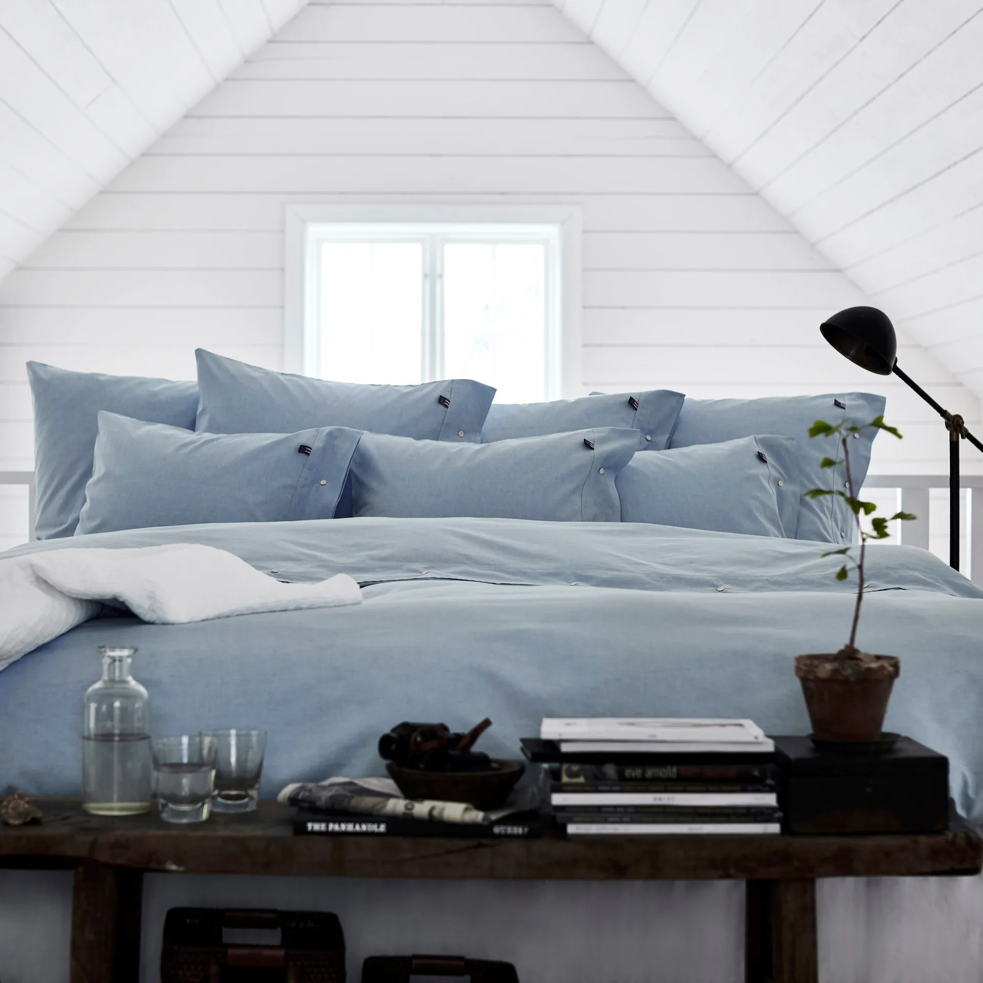 Funda de almohada Icons Pin Point 65x65 cm, Blue Lexington