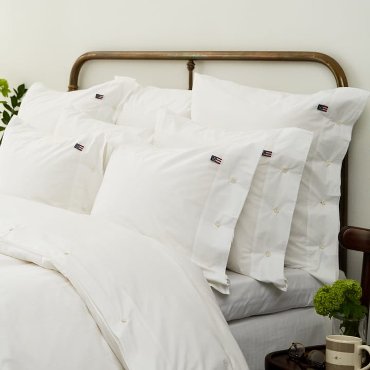 Funda de almohada Icons Poplin 65x65 cm, White Lexington