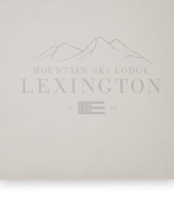 Funda de almohada Lexington Printed Cotton Poplin 50x60 cm - White-light gray - Lexington