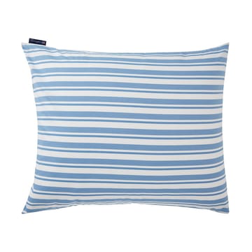 Funda de almohada Striped Cotton Poplin 50x60 cm - White-Blue - Lexington