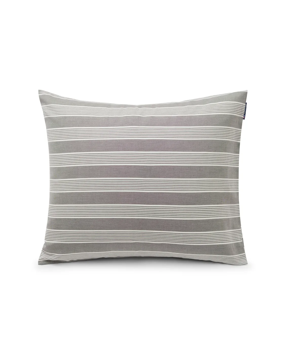 Funda de almohada Striped Lyocell Cotton 50x60 cm, Gray-white Lexington