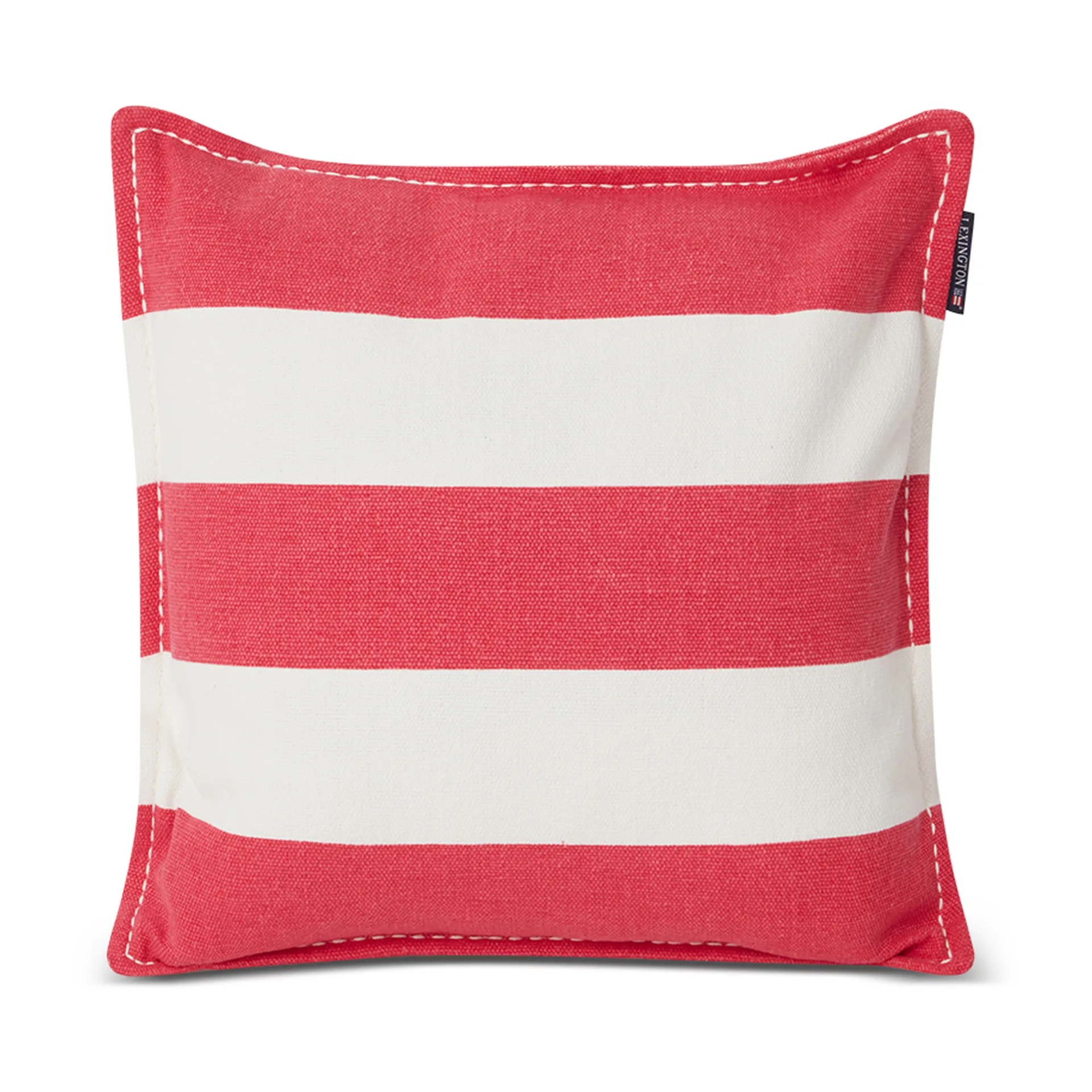 Funda de cojín Btapa Stripe Printed 50x50 cm, Rosa-blanco Lexington