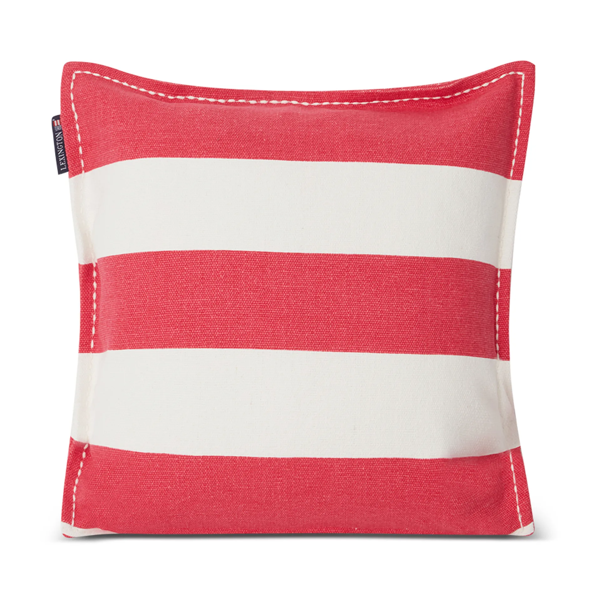 Funda de cojín Btapa Stripe Printed 50x50 cm, Rosa-blanco Lexington