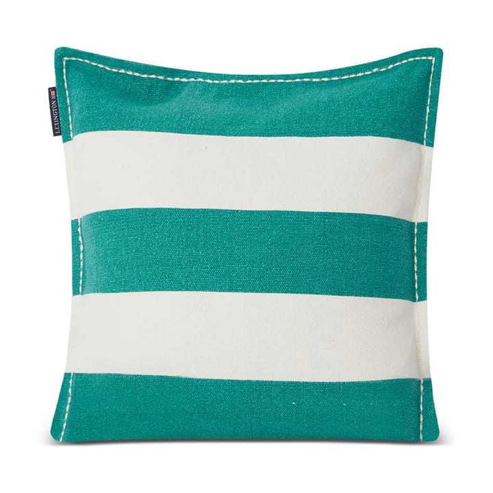 Funda de cojín Btapa Stripe Printed 50x50 cm - Verde-blanco - Lexington