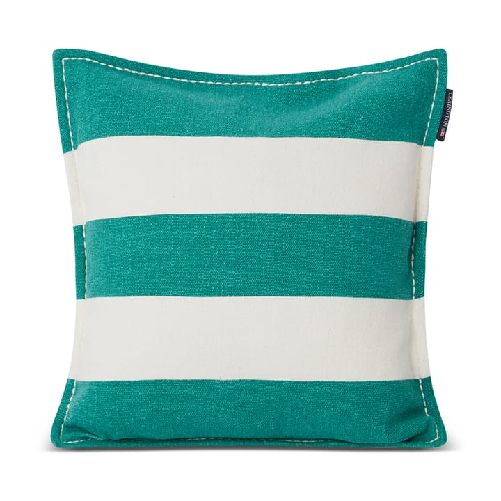 Funda de cojín Btapa Stripe Printed 50x50 cm, Verde-blanco Lexington