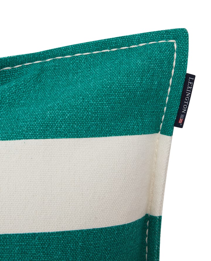 Funda de cojín Btapa Stripe Printed 50x50 cm, Verde-blanco Lexington