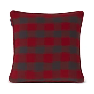 Funda de cojín Checked Organic Cotton Flannel 50x50 cm - Winter Wonder Land - Lexington