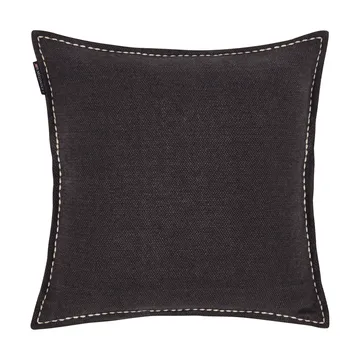 Funda de cojín de algodón orgánico Ski Club - Navy-Light beige, 50x50 cm - Lexington