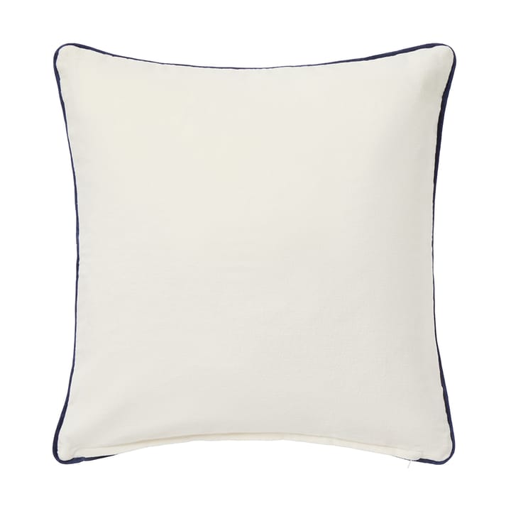 Funda de cojín Dog lift de algodón ecológico 50x50 cm, Beige-white Lexington