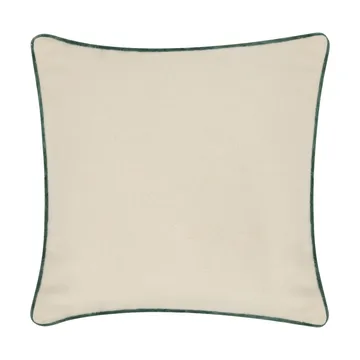 Funda de cojín Flower Embroidered Wool Mix 50x50 cm - Light beige-green - Lexington