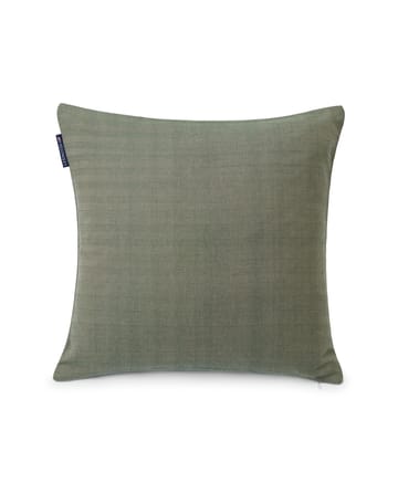 Funda de cojín Herringbone Cotton Flanell 50x50 cm - Green - Lexington