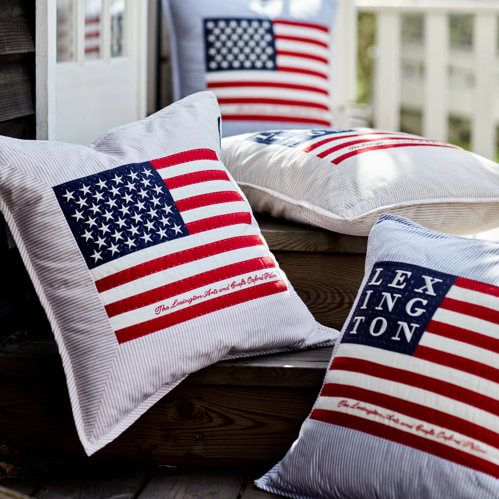 Funda de cojín Icons Arts & Crafts 50x50 cm, Beige-white Lexington