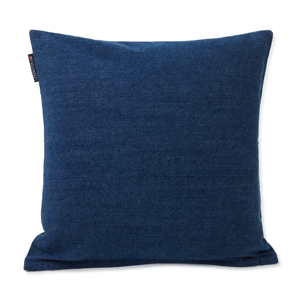 Funda de cojín Icons Denim Logo 50x50 cm, Denim blue Lexington