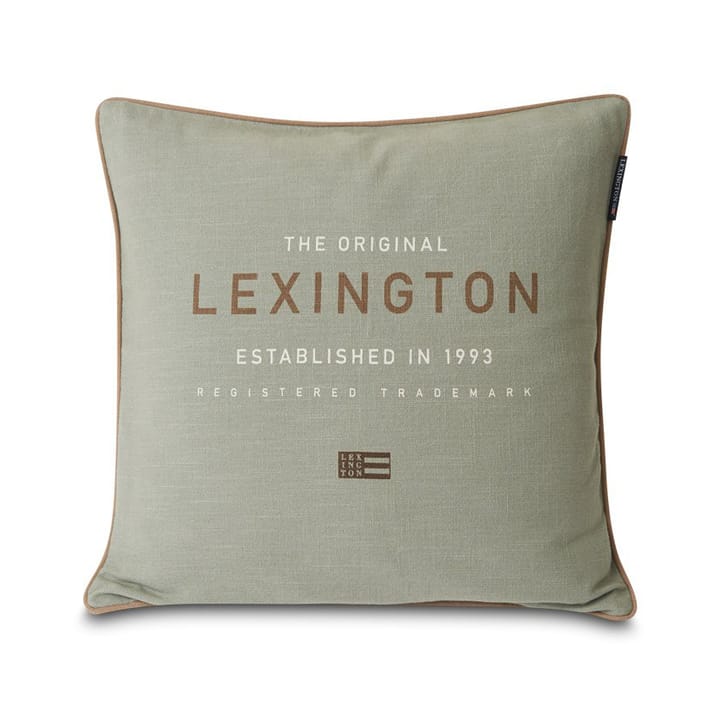 Funda de cojín Lexington Logo 50x50 cm - Sage green - Lexington