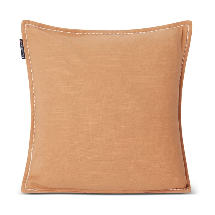 Funda de cojín Life's A Beach Embroidered 50x50 cm, Beige-blanco Lexington