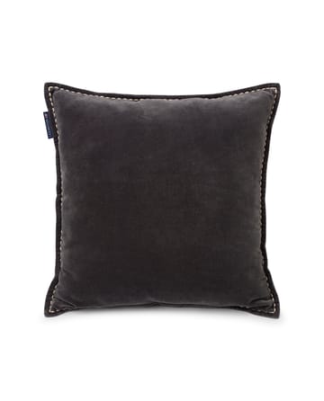 Funda de cojín Logo Message Velvet 50x50 cm - Gray - Lexington