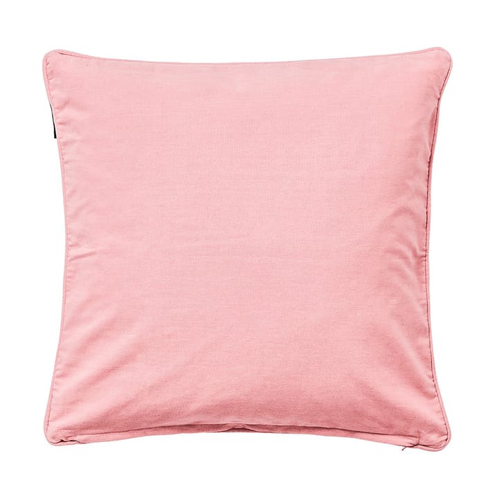 Funda de cojín Logo Organic Cotton Canvas 50x50 cm, Pink Lexington