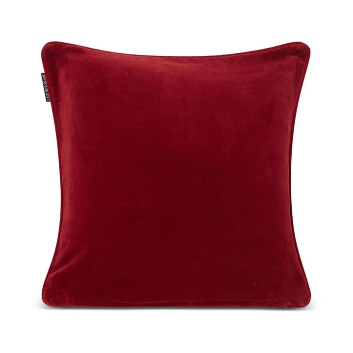 Funda de cojín Organic Cotton Velvet 50x50 cm, Red Lexington