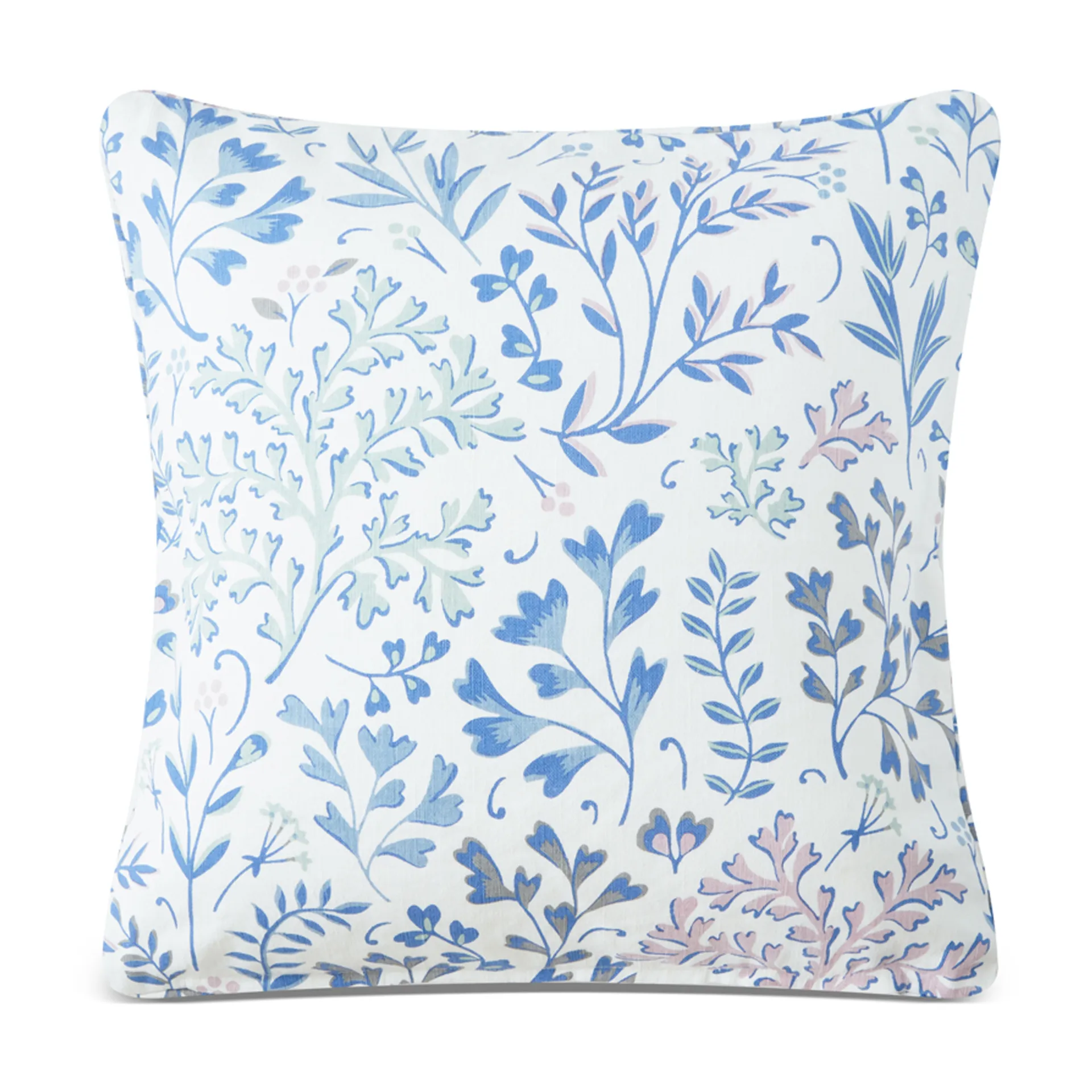 Funda de cojín Printed Flowers 50x50 cm, azul Lexington