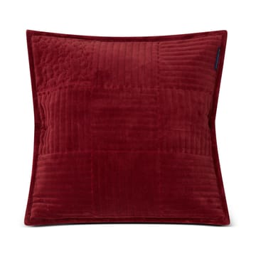 Funda de cojín Quilted Velvet Star 50x50 cm - Rojo - Lexington