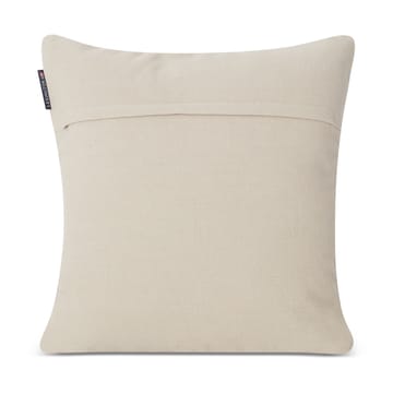 Funda de cojín Rope Deco Canvas 50x50 cm - Beige claro-blanco - Lexington