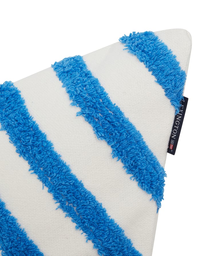 Funda de cojín Rug Graphic Canvas 50x50 cm, Azul-blanco Lexington