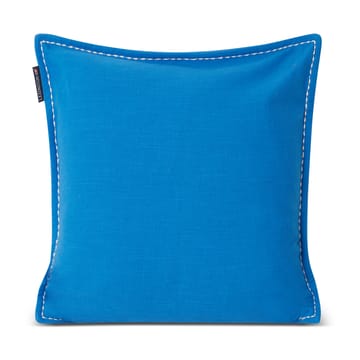 Funda de cojín Sea Sand Salt Logo Embroidered 50x50 cm - Azul-blanco - Lexington