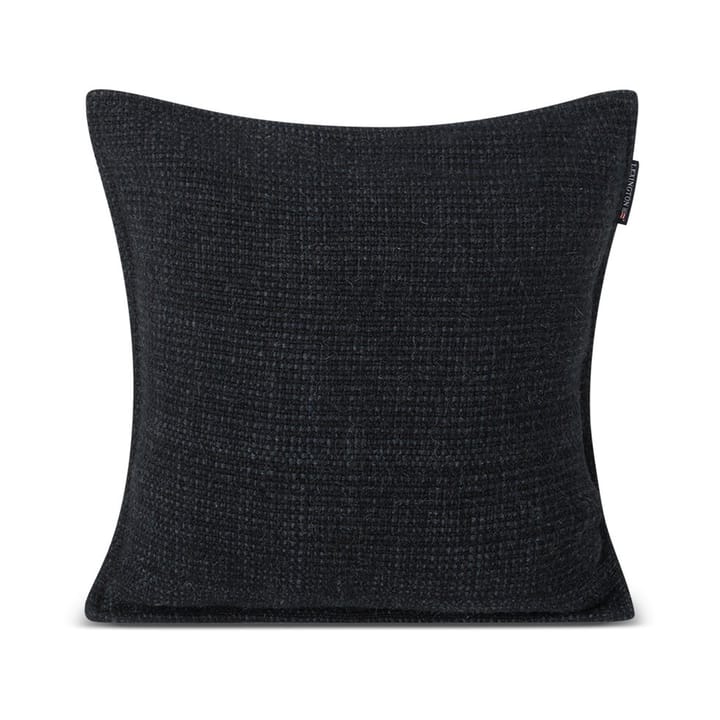 Funda de cojín Structured Wool Cotton mix 50x50 cm - Dark gray - Lexington