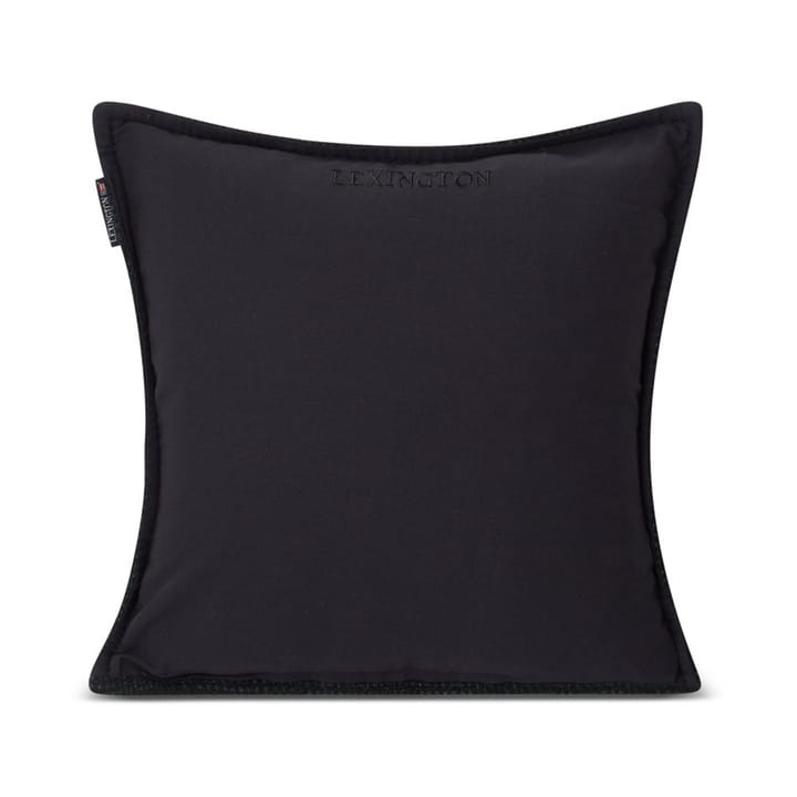 Funda de cojín Structured Wool Cotton mix 50x50 cm, Dark gray Lexington