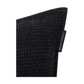 Funda de cojín Structured Wool Cotton mix 50x50 cm - Dark gray - Lexington