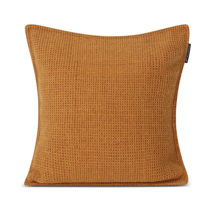 Funda de cojín Structured Wool Cotton mix 50x50 cm - Mustard - Lexington