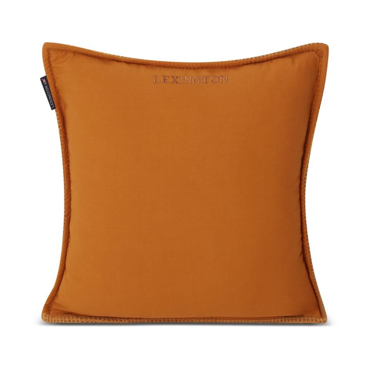 Funda de cojín Structured Wool Cotton mix 50x50 cm, Mustard Lexington