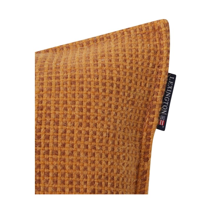 Funda de cojín Structured Wool Cotton mix 50x50 cm, Mustard Lexington
