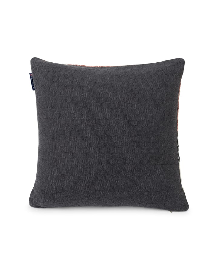 Funda de cojín Vertical Striped Cotton 50x50 cm, Copper-gray Lexington