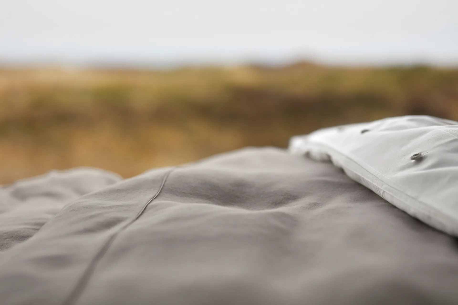 Funda nórdica Herringbone Flannel 150x210 cm, Beige-off white Lexington